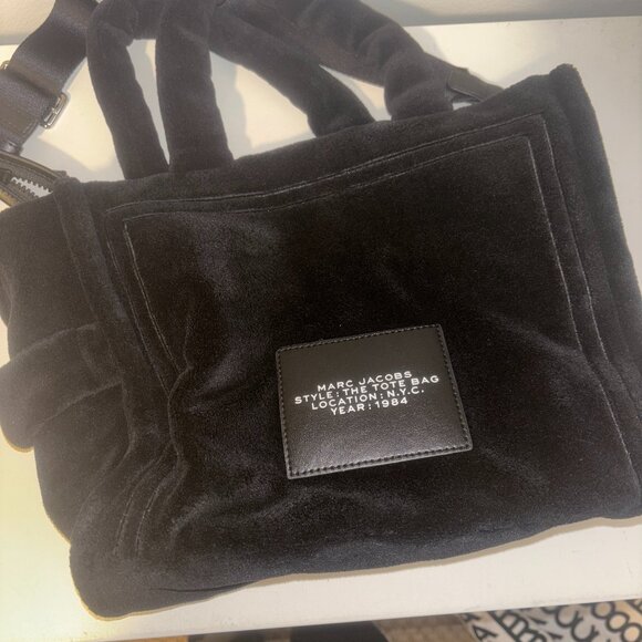 Marc Jacobs Medium Faux Fur Soft Tote Bag - Picture 4 of 6